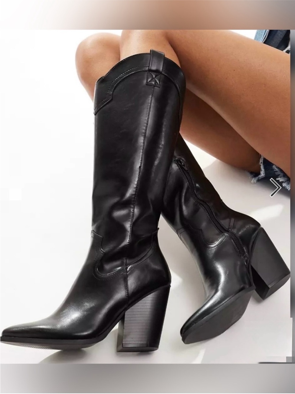 Abound Zahra Western Knee High Boots
